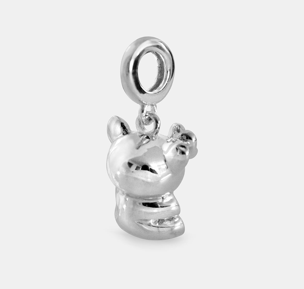 Bear Charm with Ear Flower