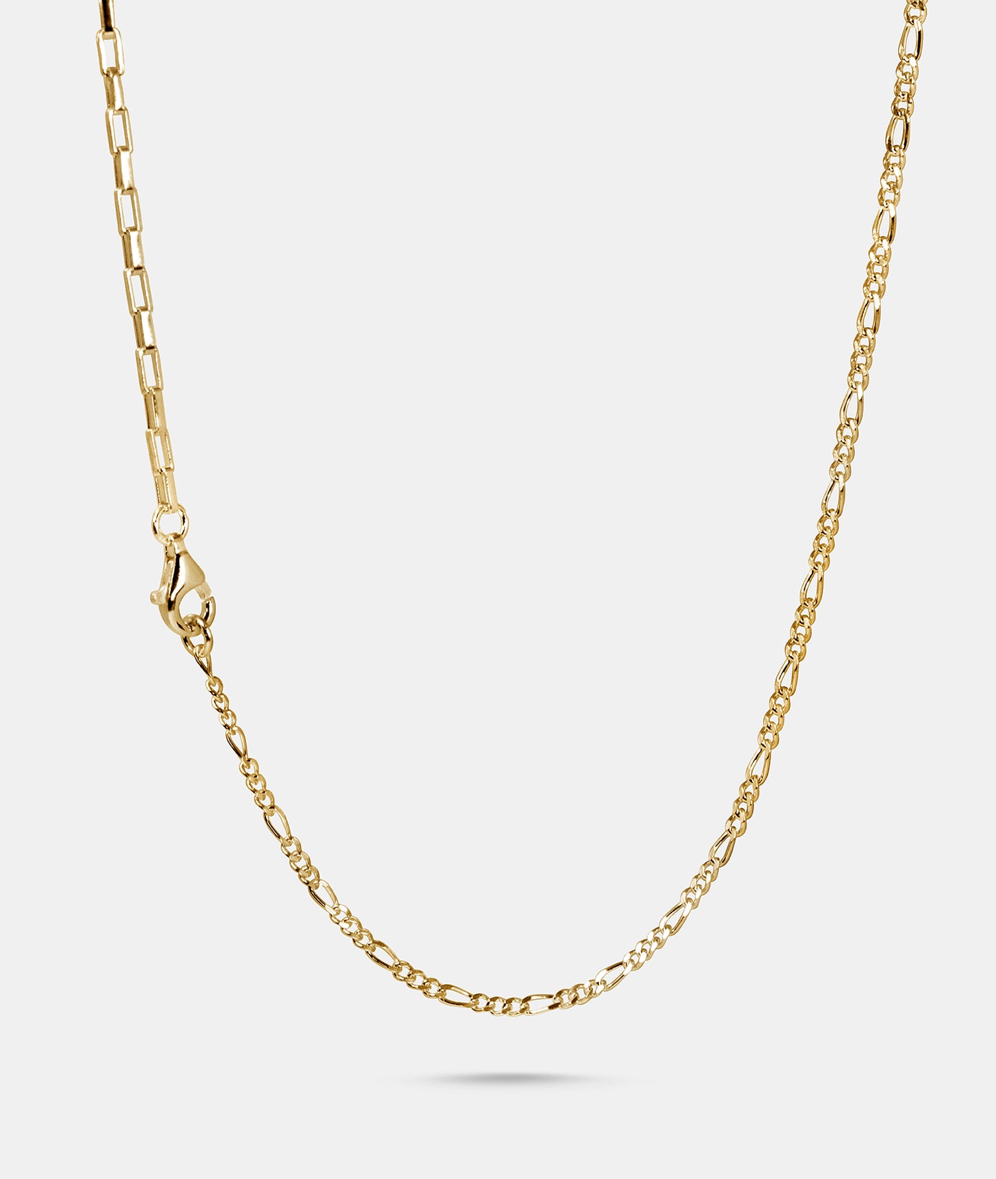 Half and Half Mixed Chain Necklace