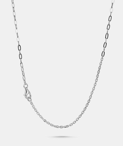 Mixed Chain Four Segment Necklace