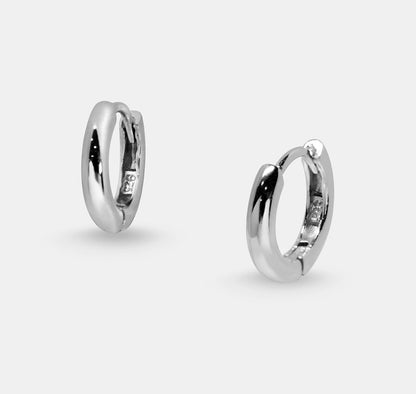 Small Huggie Ring Earrings
