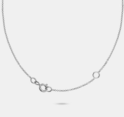 Cable Chain with Twist Bead