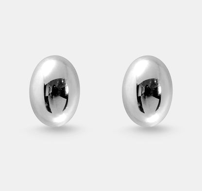 Oval Stud Earrings