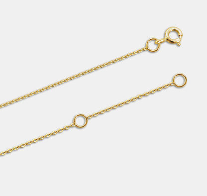 Gem Encrusted Teardrop Pendant Necklace