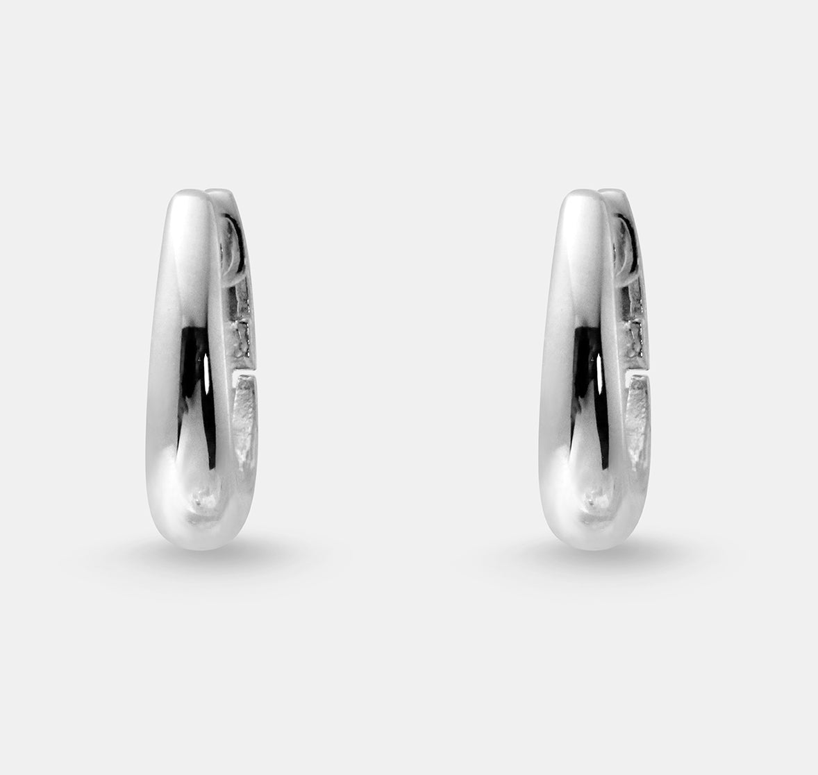 Skinny Luneta Hoop Earrings