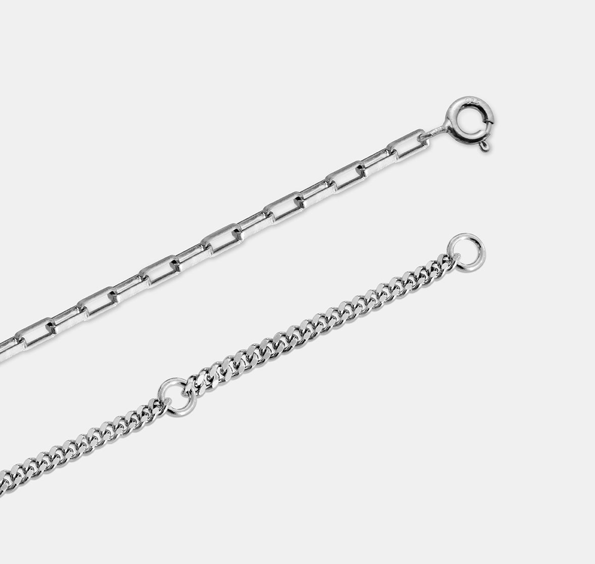 Gemstone Mixed Chain Bracelet (Drop Set)