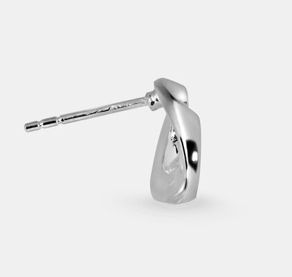 Cuban Link Stud Earring (Pair)