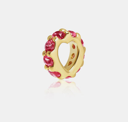 Small Heart Loop with Stones