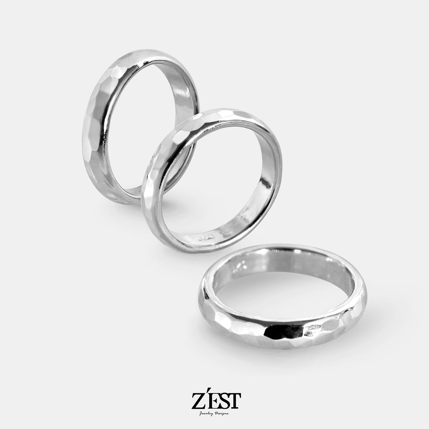 Hammer finished Ring