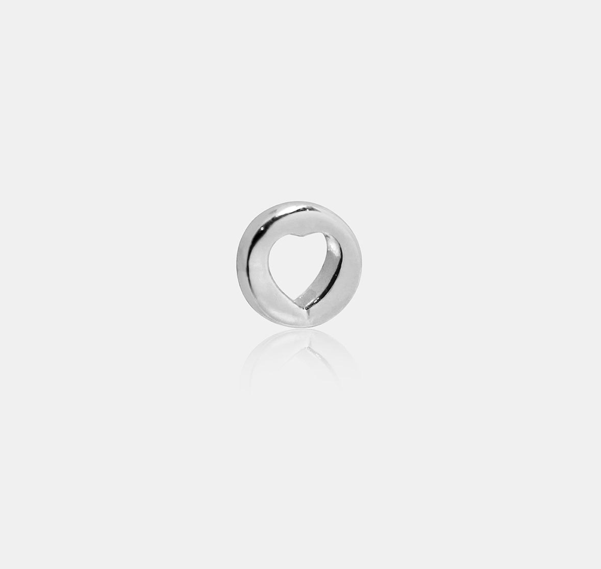 Small Heart Loop Charm
