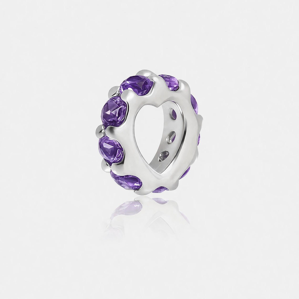 Small Heart Loop with Stones