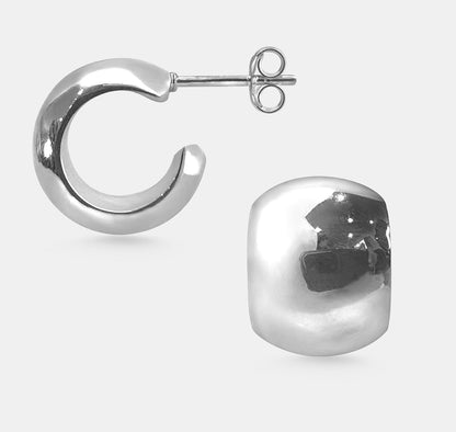 Dome Stud Earrings (Pair)