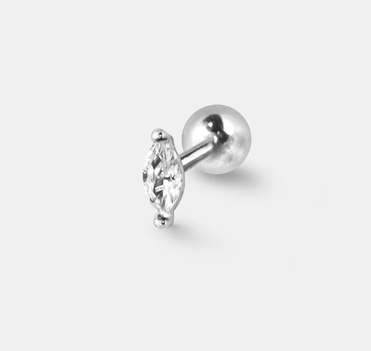Marquise Gem Single Stud