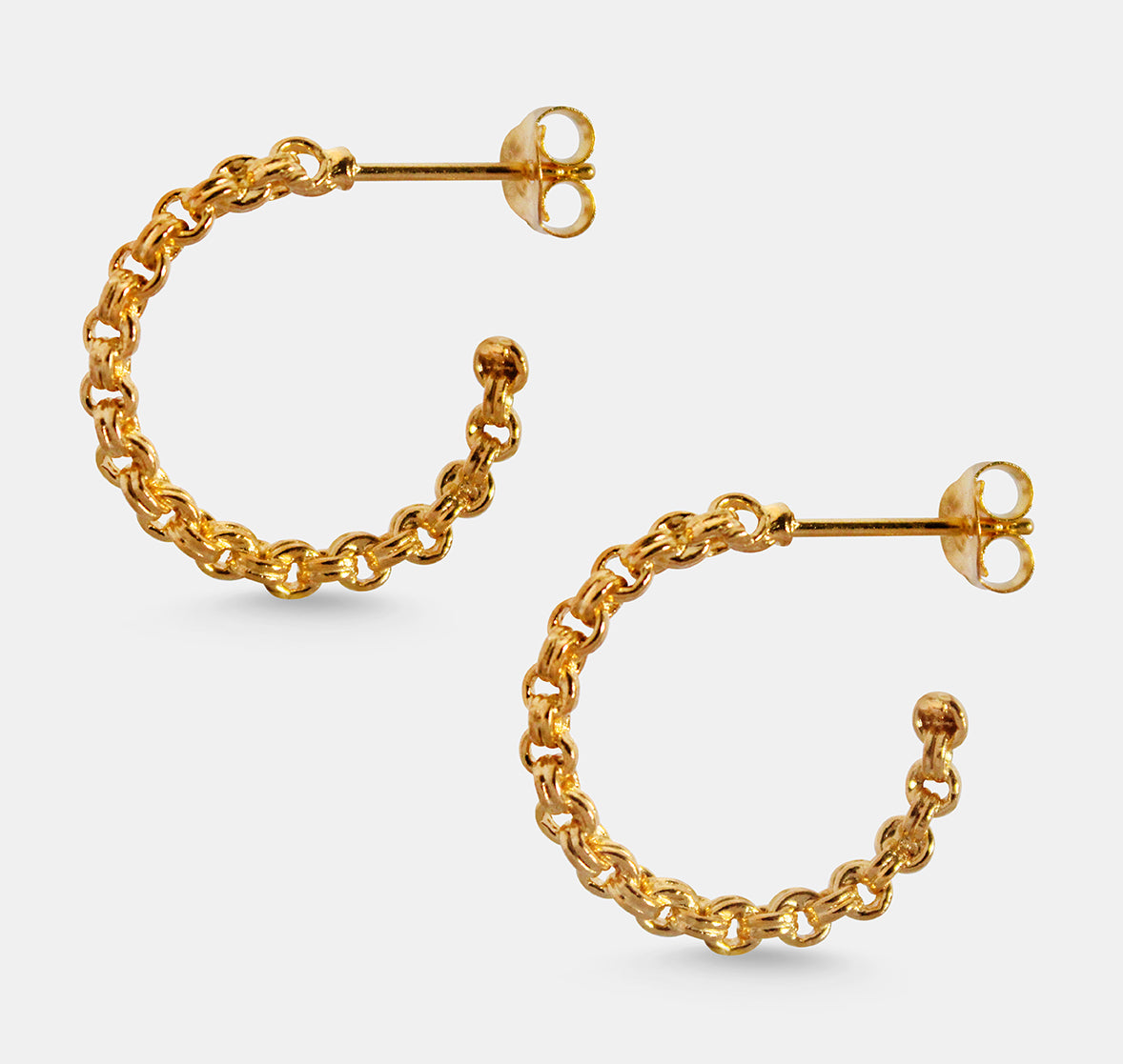 Chain Hoop Earrings