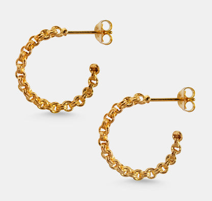 Chain Hoop Earrings