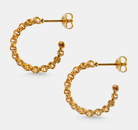 Chain Hoop Earrings