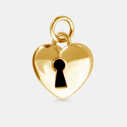 Heart Lock Charm