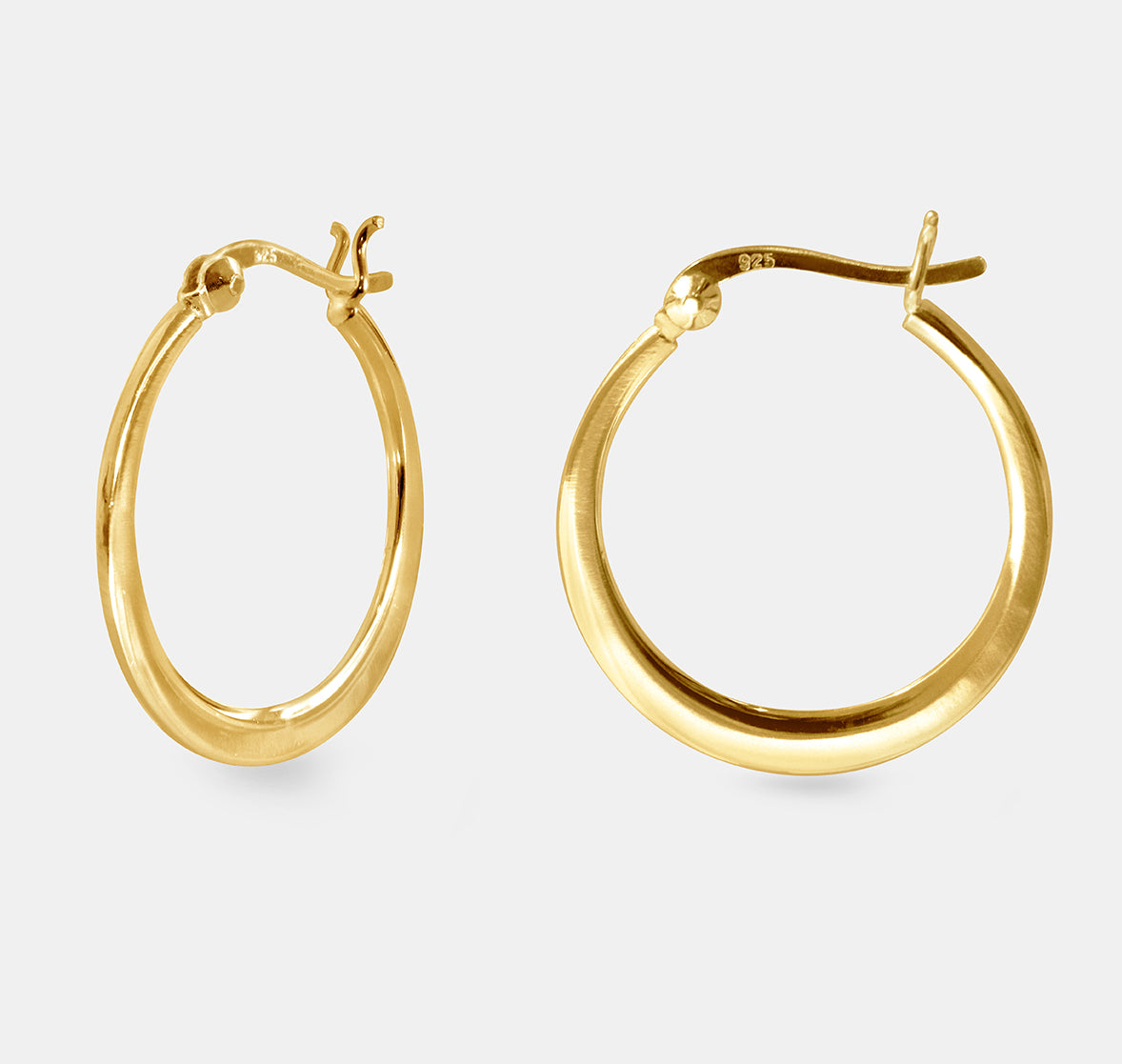 Medium Light Hoop Earring (Pair)