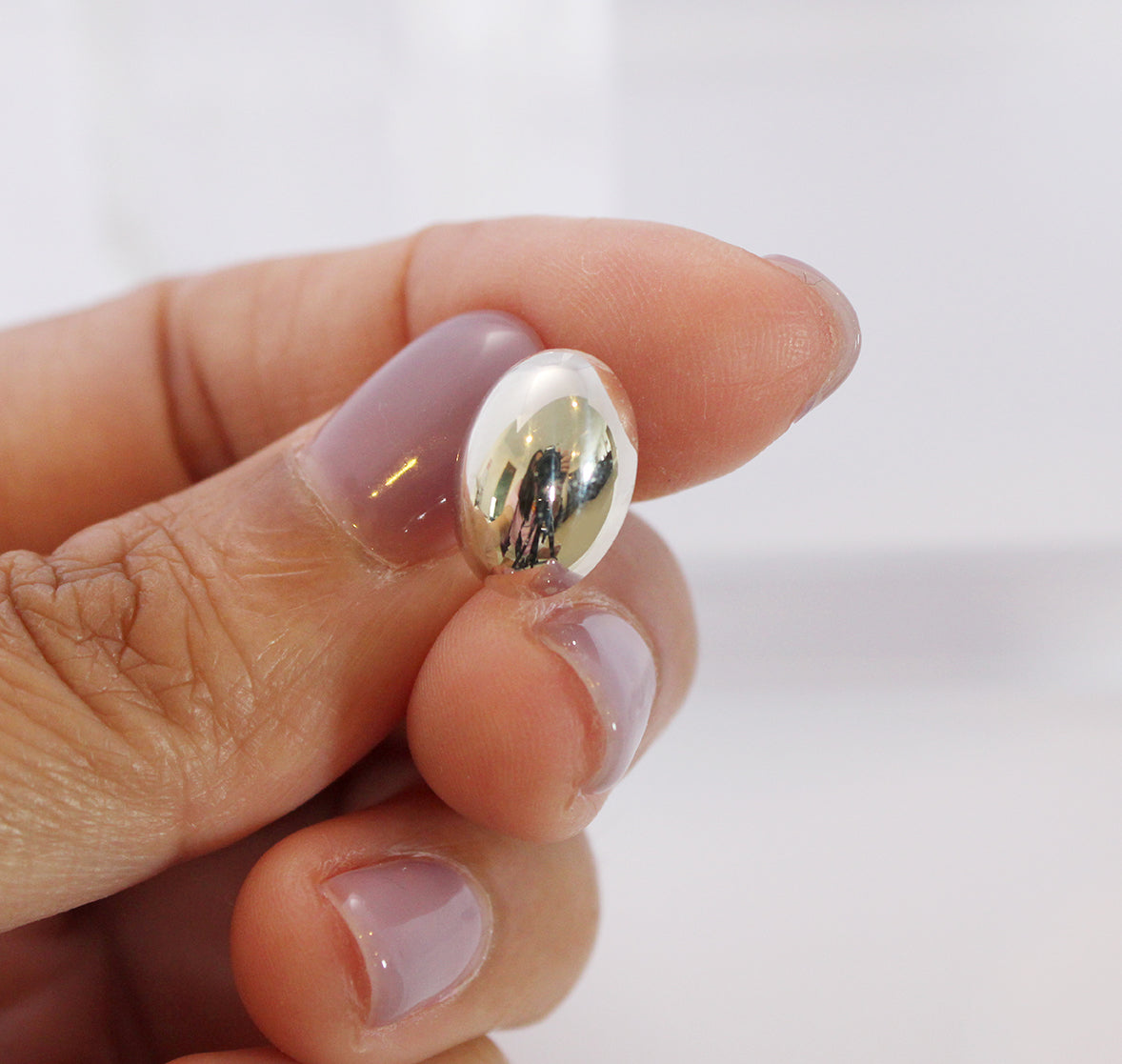 Oval Stud Earrings
